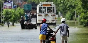 Sri Lanka'da şiddetli yağışlar ve sel felaketi