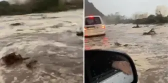 Hopa-Kemalpaşa arasındaki Karadeniz Sahil Yolu göle döndü