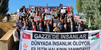 Siirt Üniversitesi Öğrencileri ve Akademisyenler İsrail'in Filistin'e Saldırılarına Tepki Gösterdi