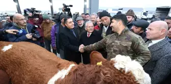 Büyükkılıç, İç Anadolu'nun en büyük Canlı Hayvan Borsası ve Pazar Yeri'ni ziyaret etti