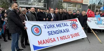 Türk Metal Sendikası Üyeleri MESS'i Protesto Etti