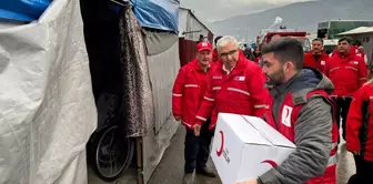 Türk Kızılay, Osmaniye'deki depremzedelere yardım ulaştırdı