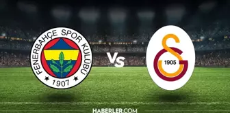 Fenerbahçe - Galatasaray maçı nereden izlenir? Fenerbahçe - Galatasaray derbisi hangi platformda?