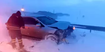 Kars-Digor-Iğdır karayolunda trafik kazası: 1 ölü, 6 yaralı