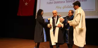 İÇDAŞ Yönetim Kurulu Üyesi Bayram Yusuf Aslan'a Fahri Doktora Unvanı Verildi