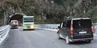 Ordu'da heyelan nedeniyle kapanan yol yeniden açıldı