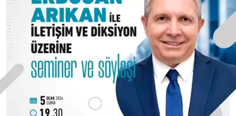 Ünlü Spor Spikeri Erdoğan Arıkan Çarşamba'da İletişim ve Diksiyon Semineri Verecek