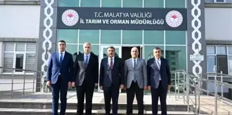 Malatya Büyükşehir Belediye Başkanı Selahattin Gürkan, İl Tarım ve Orman Müdürü Osman Akar'ı ziyaret etti