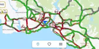 İstanbul'da Yeni Yılın İlk İş Gününde Trafik Yoğunluğu