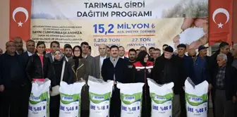 Karaman'da doğal afetlerde zarar gören çiftçilere gübre ve yem desteği