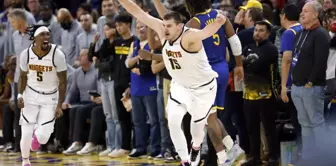 Nikola Jokic'in son saniye basketiyle Denver Nuggets, Golden State Warriors'ı mağlup etti