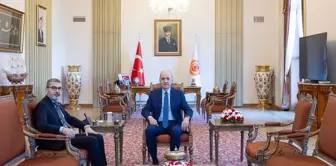 TBMM Başkanı Numan Kurtulmuş, TİHEK Başkanı Muharrem Kılıç'ı kabul etti