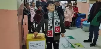 Mardinli öğrenciler Filistin'e yardım eli uzattı