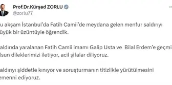 İYİ Parti Sözcüsü Kürşad Zorlu, Fatih Camii'nde İmama ve Bir Vatandaşa Yapılan Saldırıyı Kınadı