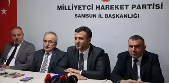 AK Parti Samsun Büyükşehir Belediye Başkan Adayı Halit Doğan, MHP İl Başkanlığını Ziyaret Etti