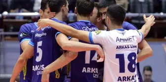 Arkas Spor, CEV Kupası Play-Off Turu ilk maçında Rio Duero'yu yenerek avantaj elde etti