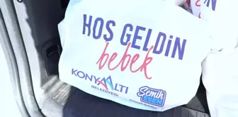 Konyaaltı Belediyesi 'Hoş Geldin Bebek' Projesiyle Destek Paketleri Dağıttı