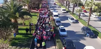 Zonguldak'ta teröre tepki, Gazze'ye destek yürüyüşü düzenlendi