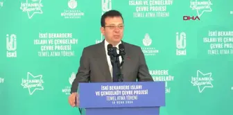 İstanbul Belediye Başkanı Ekrem İmamoğlu, BEKARDERE Islahı ve Çengelköy çevre projesi törenine katıldı