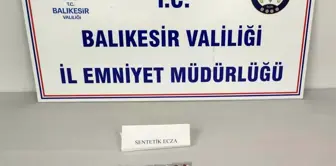 Balıkesir'de Uyuşturucu Operasyonu: 56 Adet Hap Ele Geçirildi