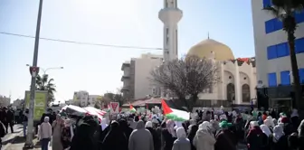 Ürdün'de göstericiler Gazze'ye destek için sokaklara döküldü