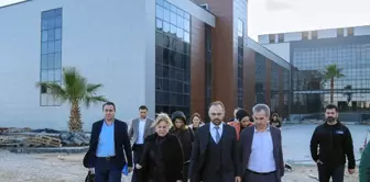 Antalya İl Sağlık Müdürü Döşemealtı Devlet Hastanesi şantiyesini gezdi