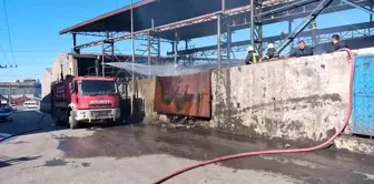 Hatay'da demir çelik fabrikasında çıkan yangın söndürüldü