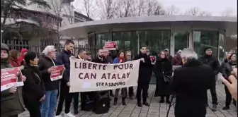 Strasbourg Demokrasi Platformu Can Atalay'ın tahliyesini protesto etti