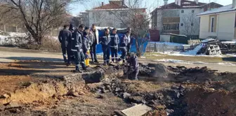 Safranbolu'da doğal gaz borusu patladı, bir işçi yaralandı