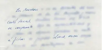 Lionel Messi'nin ilk sözleşmesi açık artırmada satışa çıkıyor