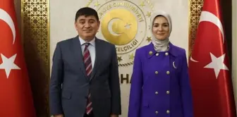 Aile ve Sosyal Hizmetler Bakanı Doha Büyükelçiliğini Ziyaret Etti