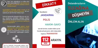 Kırşehir'de Jandarma Ekipleri Dolandırıcılık Konusunda Vatandaşları Bilgilendiriyor