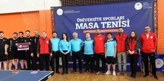 Üniversite Sporları Masa Tenisi Türkiye Şampiyonası Kırşehir'de Başladı