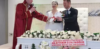 Giresun'da 10 çift, 14 Şubat Sevgililer Günü'nde nikah masasına oturdu