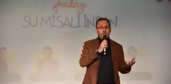 Balıkesir'in Sındırgı ilçesinde 'Su Misali İnsan' söyleşi programı gerçekleştirildi