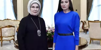 Emine Erdoğan, Azerbaycan Cumhurbaşkanı'nın eşi Mihriban Aliyeva ile görüştü