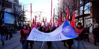 Sol Parti'den Eskişehir'de Yürüyüş: 'Hilafet Çağrılarına, Onların Sokaklarımızı Boğduğu Karanlığa Karşı Ülkenin Bütün Sokaklarında Yürüyeceğiz'