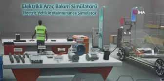 Amasya'da meslek liselilere simülatörlü elektrikli araç bakım eğitimi