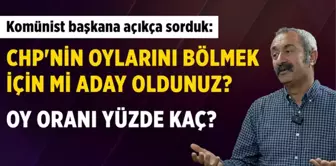 Fatih Mehmet Maçoğlu'na açıkça sorduk: CHP'nin oylarını bölmek için mi Kadıköy'den aday oldunuz?