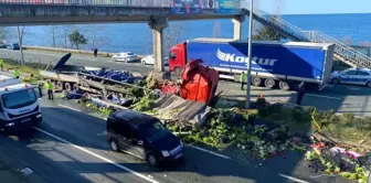 Trabzon'da Gürcistan plakalı tır kaza yaptı, sürücü hayatını kaybetti