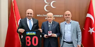 MHP Genel Başkanı Devlet Bahçeli, Fatih Karagümrük Spor Kulübü Başkanı Süleyman Hurma ile Görüştü