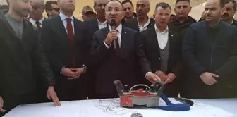 TBMM Başkanvekili Bekir Bozdağ, Suruç'ta seçim bürosu açılışına ve cami temel atma törenine katıldı