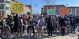 Samsun'da Yeşilay Haftası etkinlikleri kapsamında pedal çevrildi