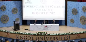 Bingöl Üniversitesi Öğrencilerle Söyleşi Paneli Düzenledi