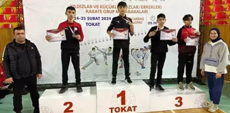 Tokat'ta düzenlenen Okullar Arası Grup Karate Müsabakalarında Sivaslı sporcular başarılı oldu