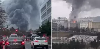 İTÜ'de yangın paniği! Dumanlar gökyüzünü kapladı