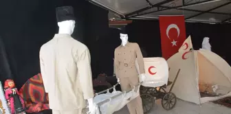 Çanakkale Zaferi'nin 109. yıldönümü için el sanatları sergisi açıldı