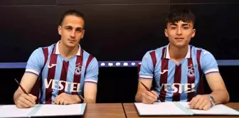 Trabzonspor Alt Yapısından İki Genç Futbolcu Profesyonel Sözleşme İmzaladı