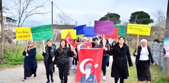 Samsun'da Kadınlar Günü için Farkındalık Yürüyüşü