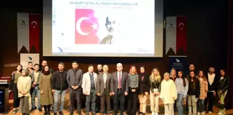 Düzce Üniversitesi'nde İstiklal Marşı ve Mehmet Akif Ersoy'u Anma Günü Programı Düzenlendi